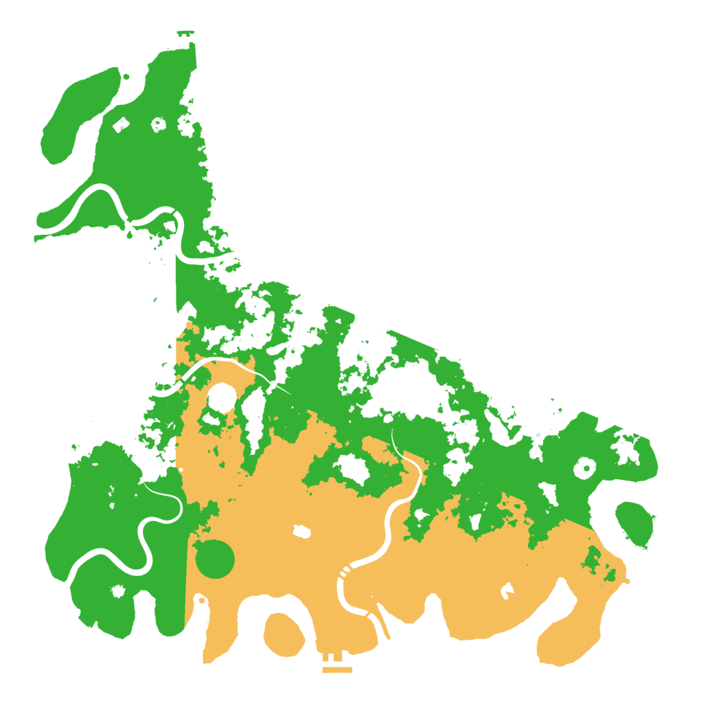 Biome Rust Map: Procedural Map, Size: 4800, Seed: 490385548