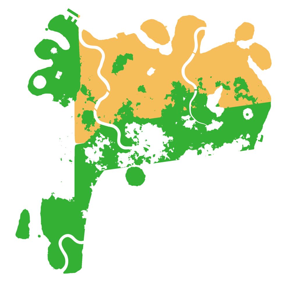 Biome Rust Map: Procedural Map, Size: 4250, Seed: 350554458