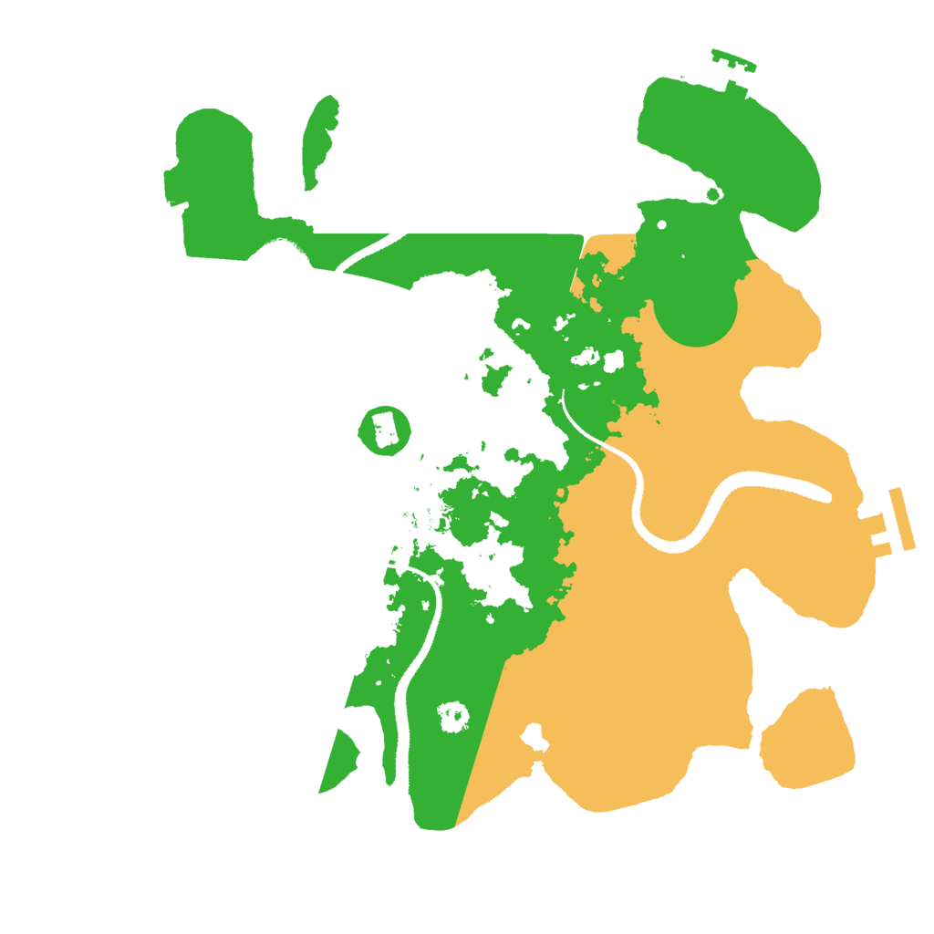 Biome Rust Map: Procedural Map, Size: 3000, Seed: 98000886