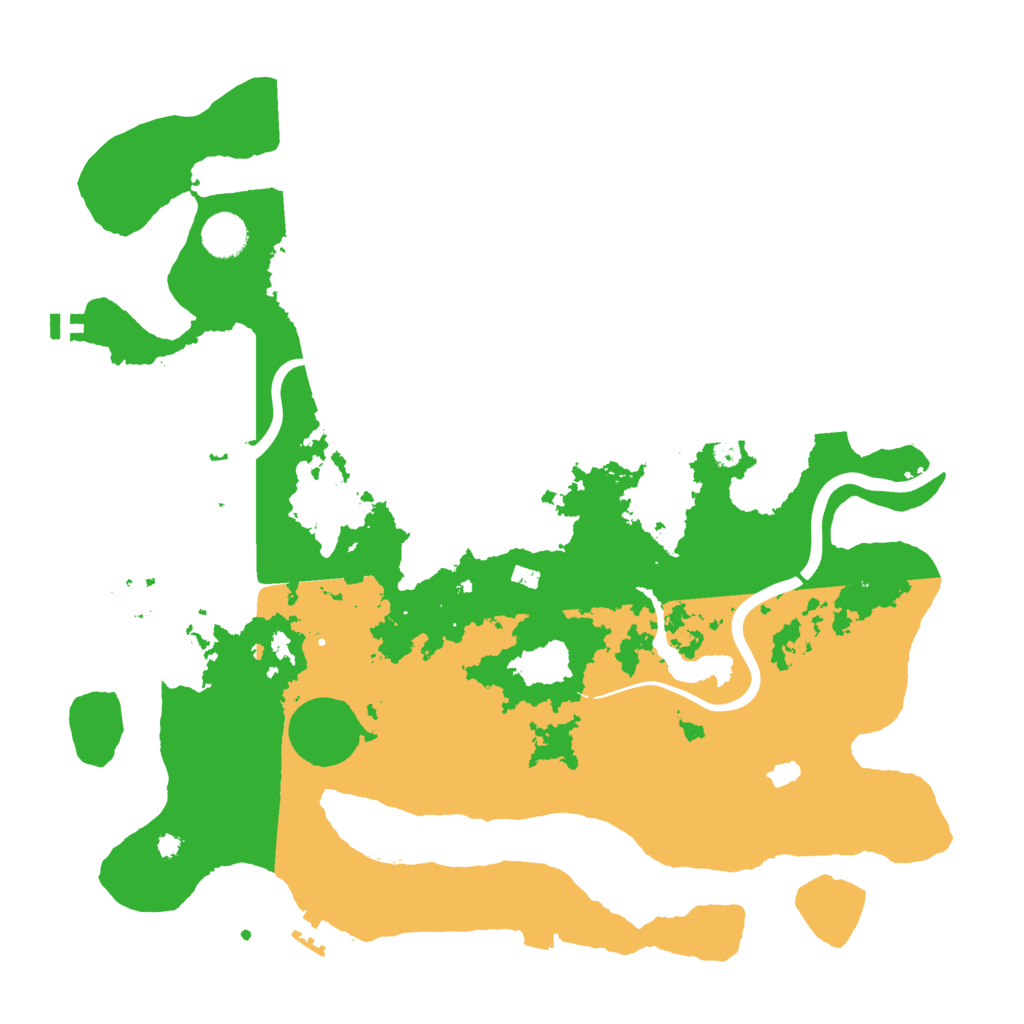 Biome Rust Map: Procedural Map, Size: 4000, Seed: 810514