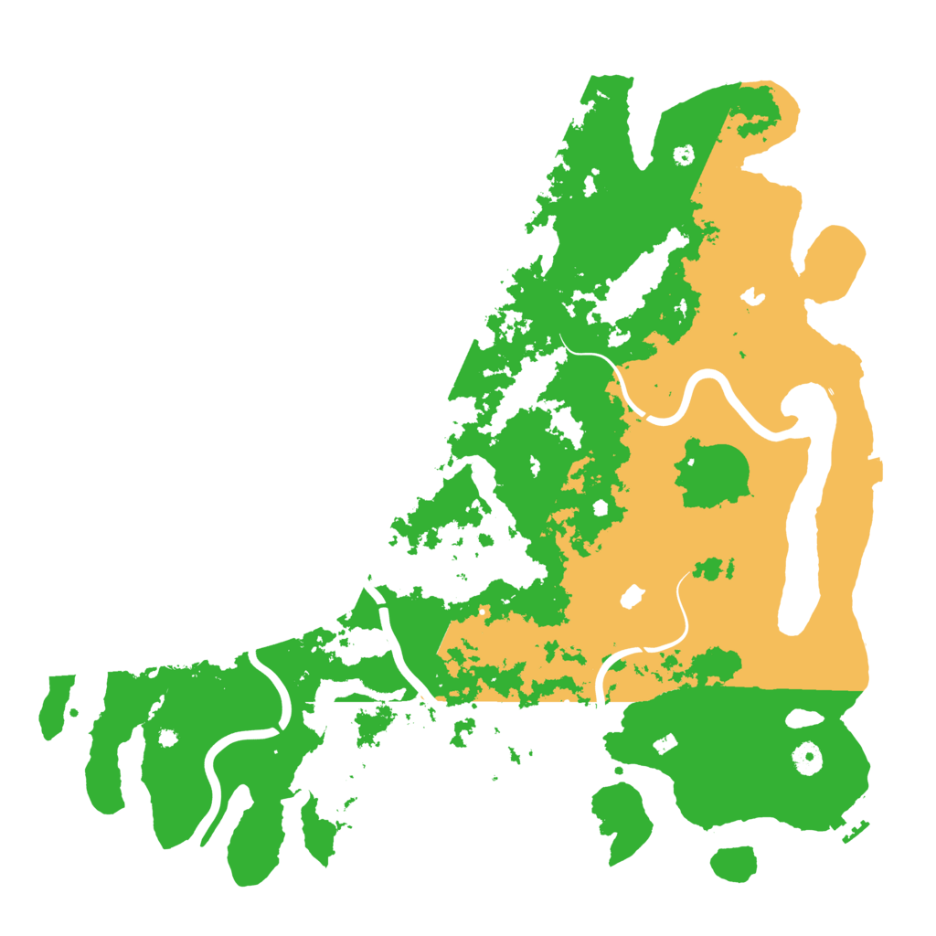 Biome Rust Map: Procedural Map, Size: 4500, Seed: 371341543