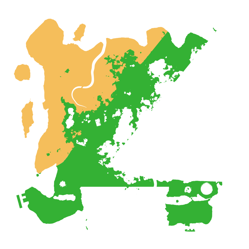 Biome Rust Map: Procedural Map, Size: 3761, Seed: 623074