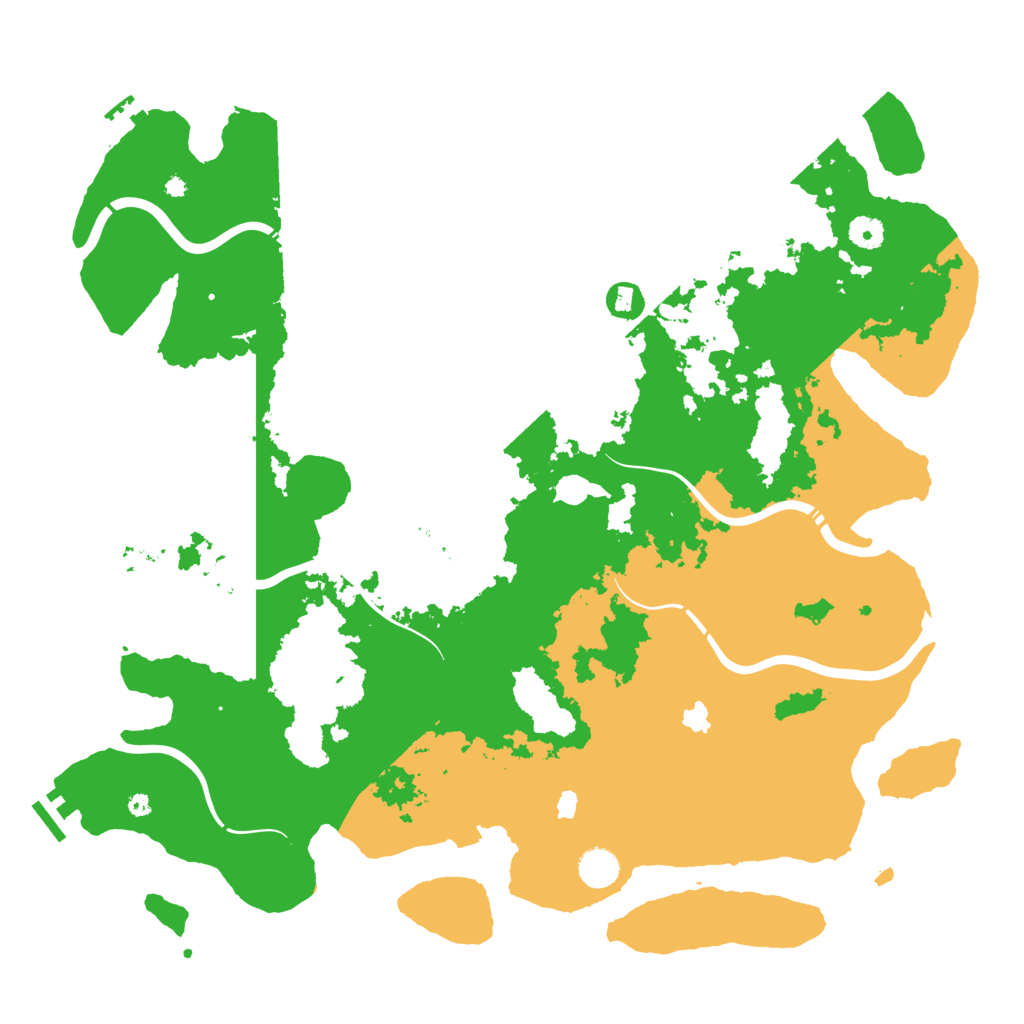 Biome Rust Map: Procedural Map, Size: 4500, Seed: 507845846