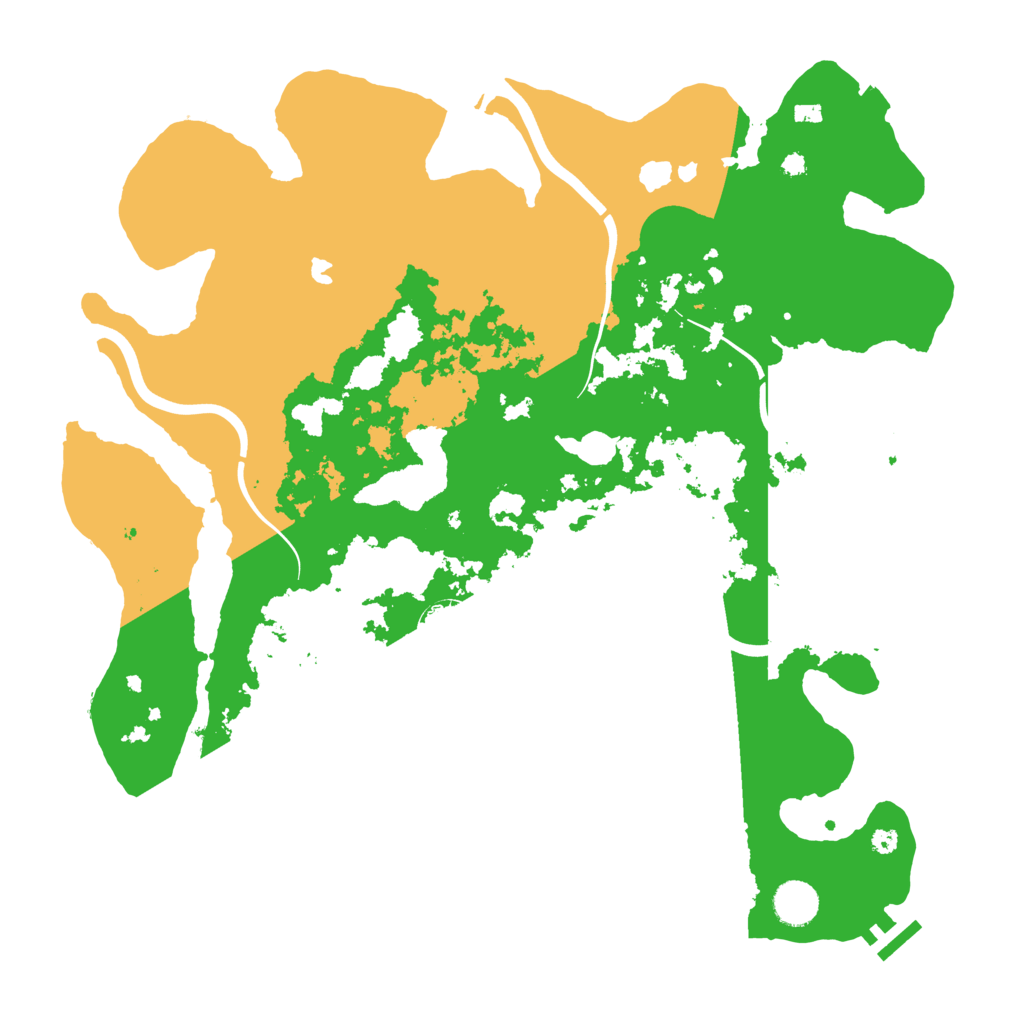 Biome Rust Map: Procedural Map, Size: 4000, Seed: 186468463