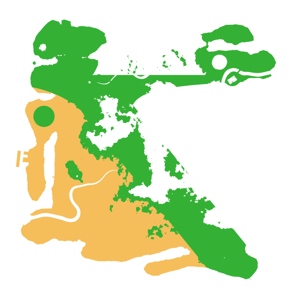Biome Rust Map: Procedural Map, Size: 3750, Seed: 998289900