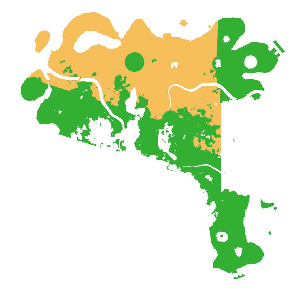 Biome Rust Map: Procedural Map, Size: 4000, Seed: 1946381