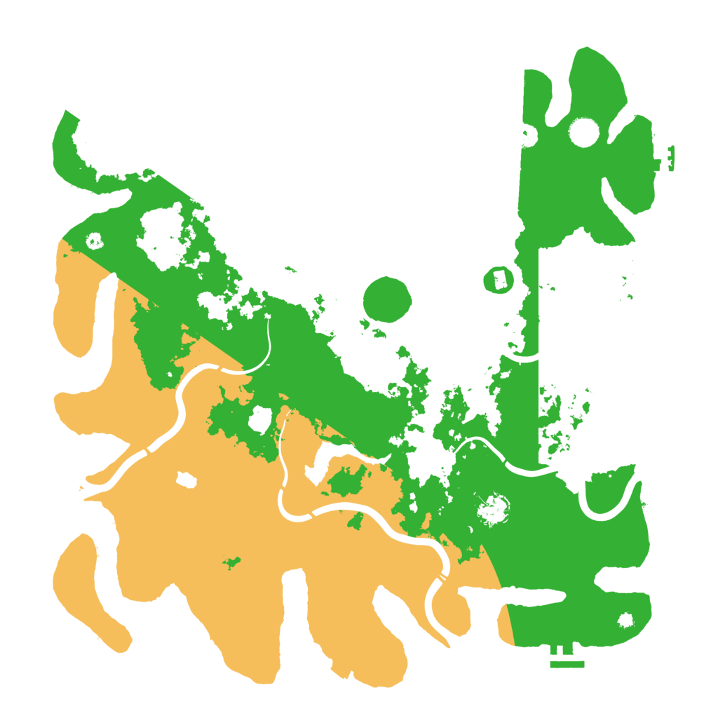 Biome Rust Map: Procedural Map, Size: 4250, Seed: 1374034572