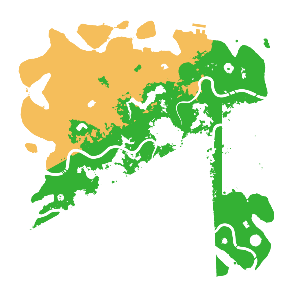 Biome Rust Map: Procedural Map, Size: 4500, Seed: 460051778