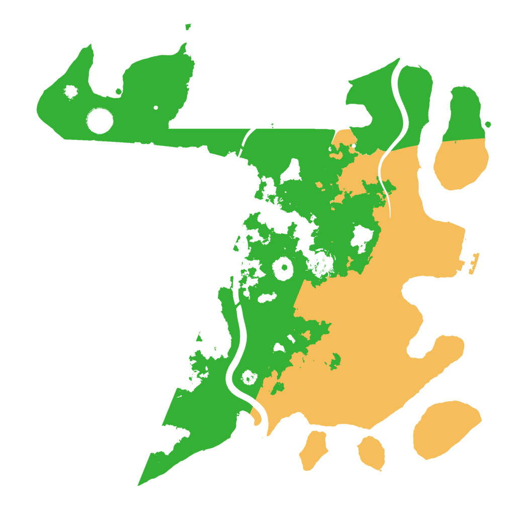 Biome Rust Map: Procedural Map, Size: 3500, Seed: 86452813
