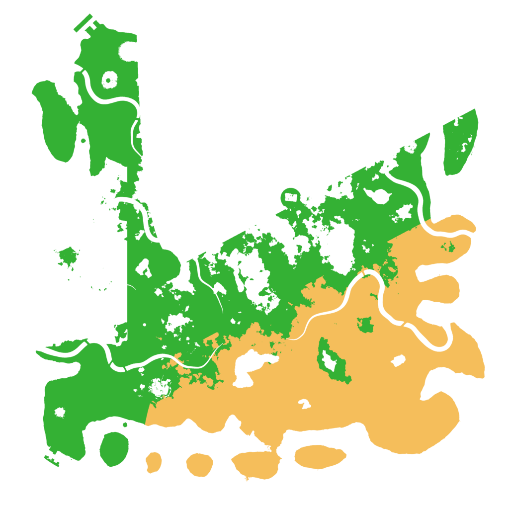 Biome Rust Map: Procedural Map, Size: 4500, Seed: 1610547790