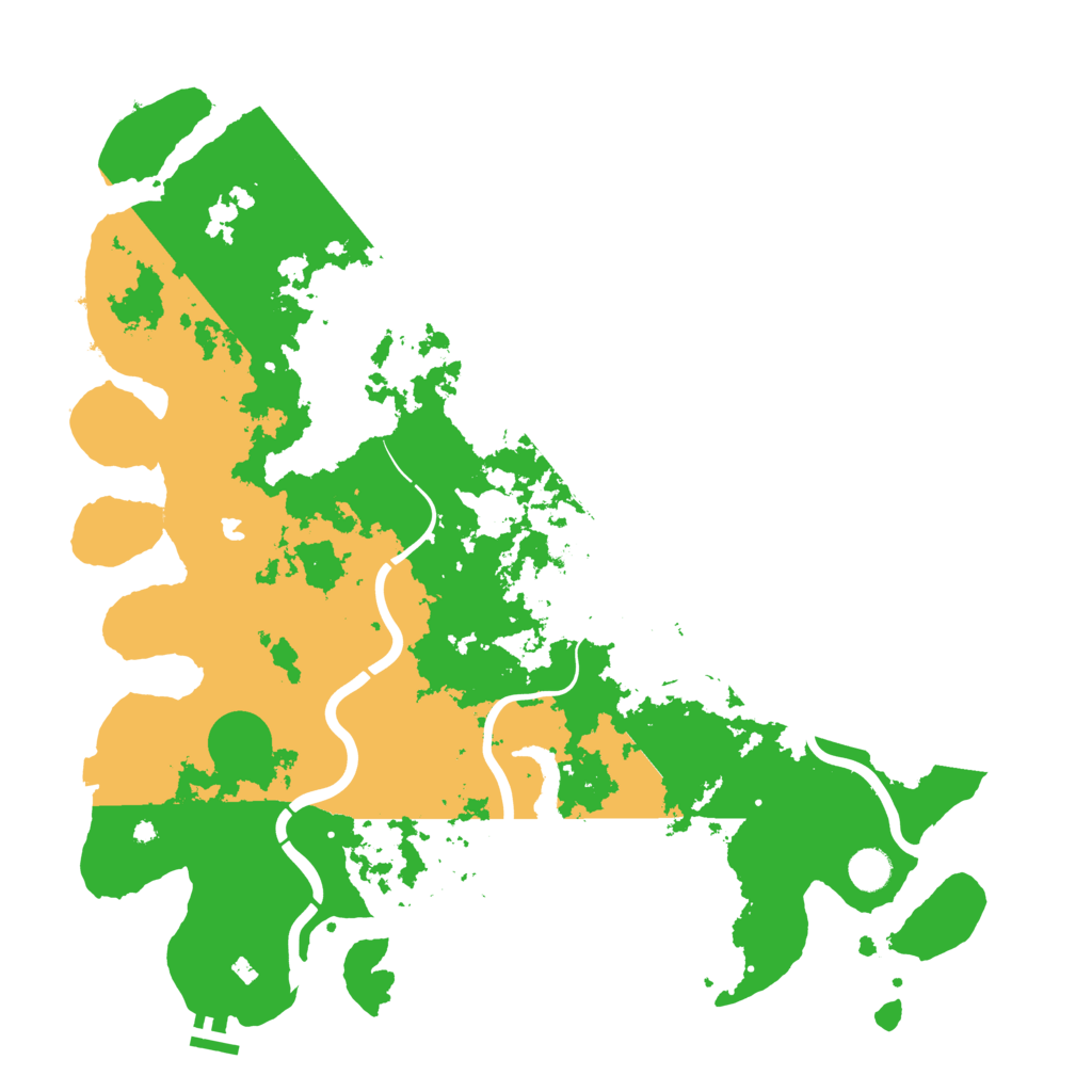 Biome Rust Map: Procedural Map, Size: 4500, Seed: 995618108