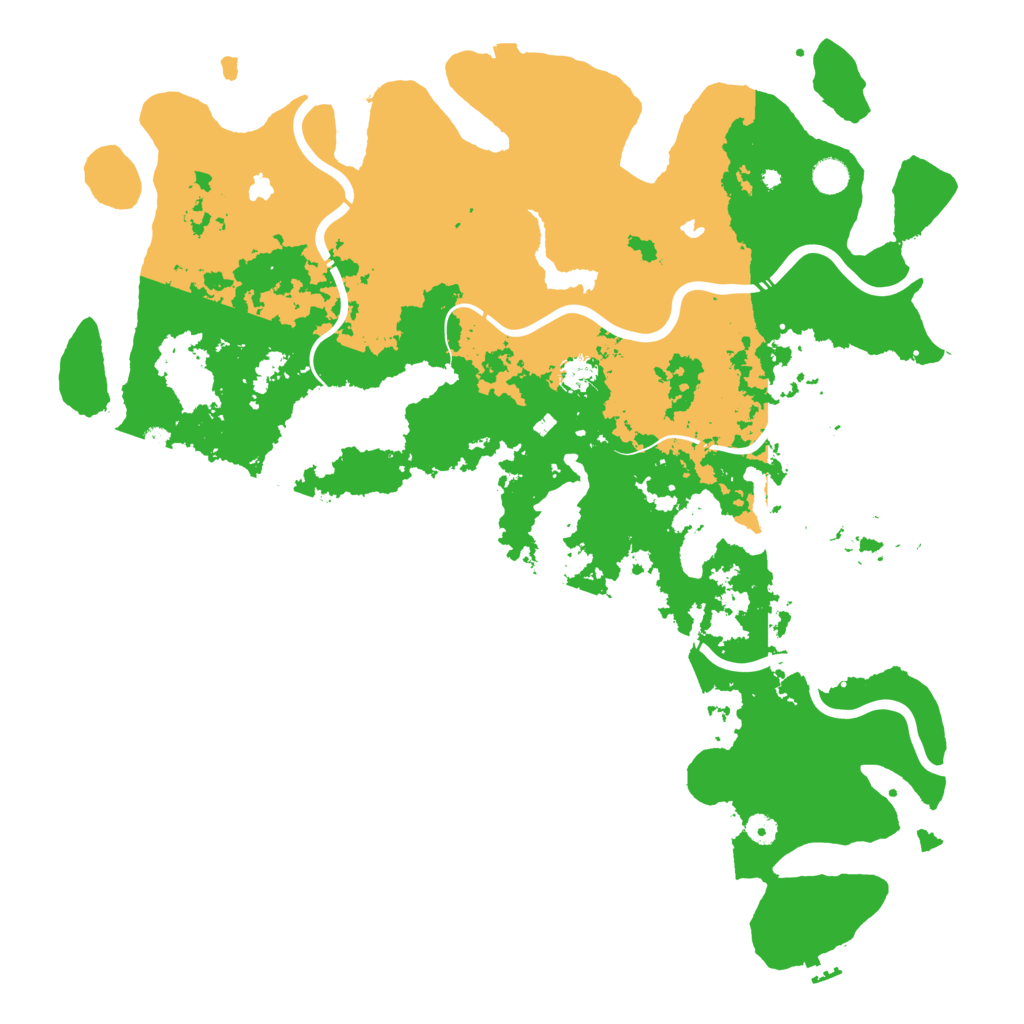 Biome Rust Map: Procedural Map, Size: 5000, Seed: 119736782