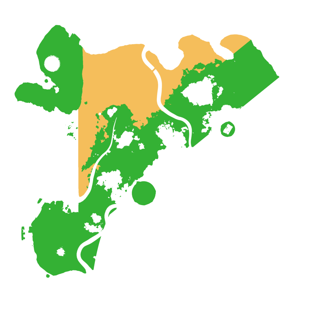 Biome Rust Map: Procedural Map, Size: 3500, Seed: 1828770008