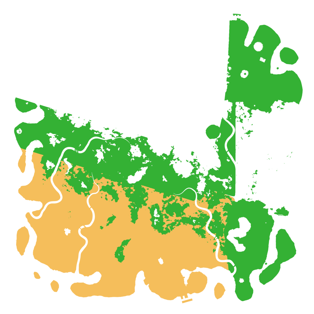 Biome Rust Map: Procedural Map, Size: 6000, Seed: 1847263950