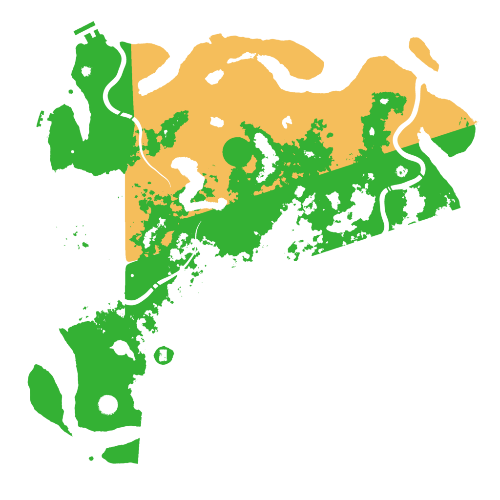 Biome Rust Map: Procedural Map, Size: 4500, Seed: 744129578