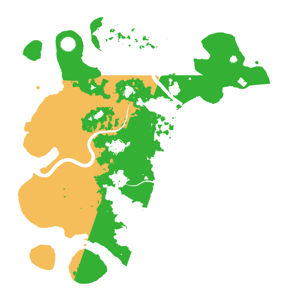 Biome Rust Map: Procedural Map, Size: 3650, Seed: 41552786