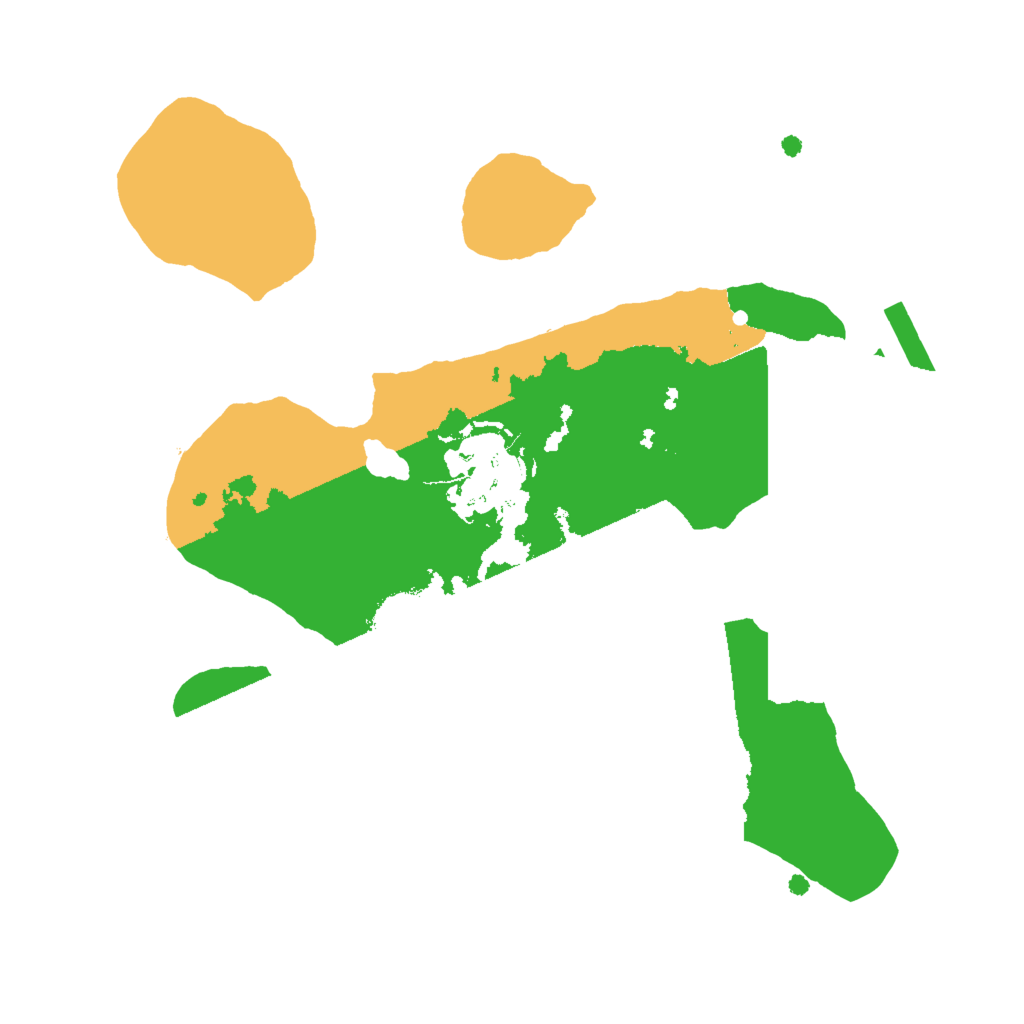 Biome Rust Map: Procedural Map, Size: 2000, Seed: 1395493946