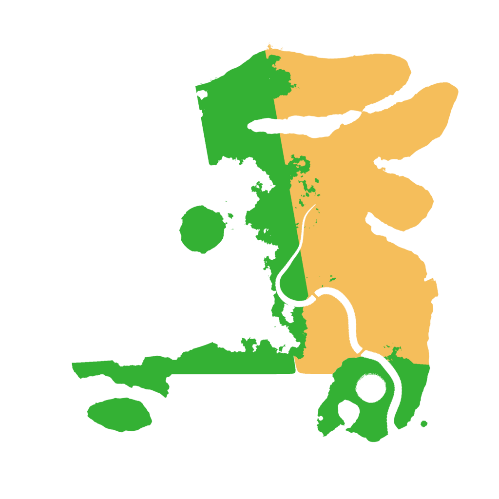Biome Rust Map: Procedural Map, Size: 3105, Seed: 512301