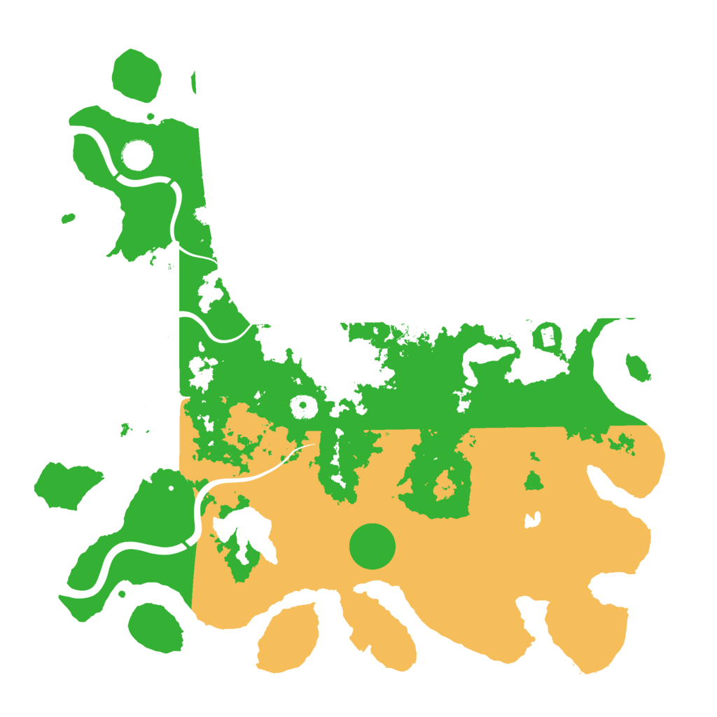 Biome Rust Map: Procedural Map, Size: 4100, Seed: 172518