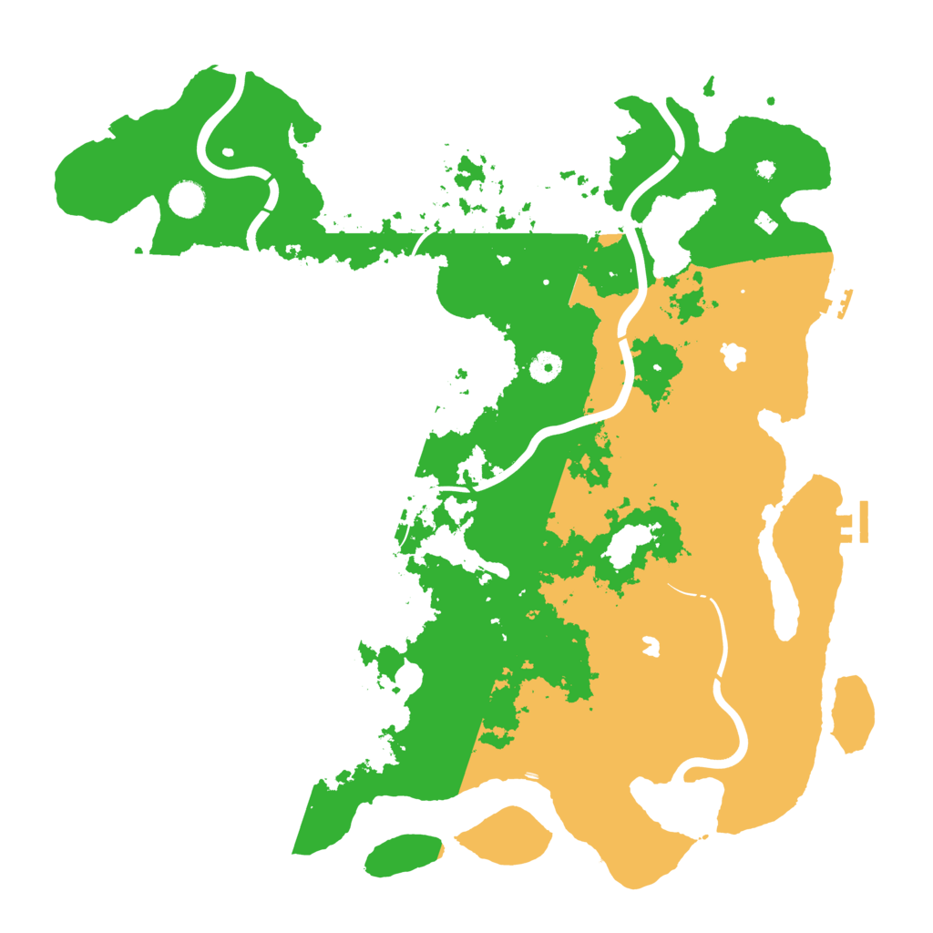 Biome Rust Map: Procedural Map, Size: 4500, Seed: 1943462255
