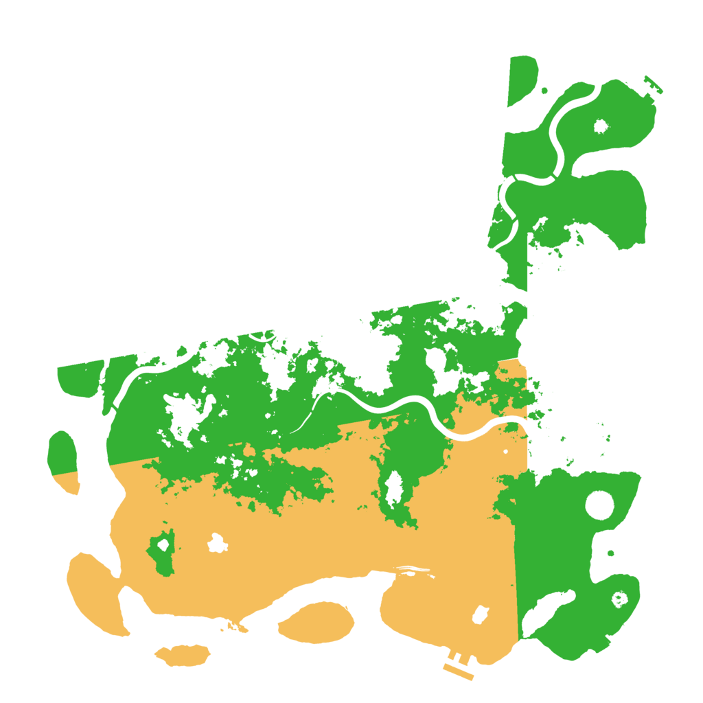 Biome Rust Map: Procedural Map, Size: 4500, Seed: 1873522545