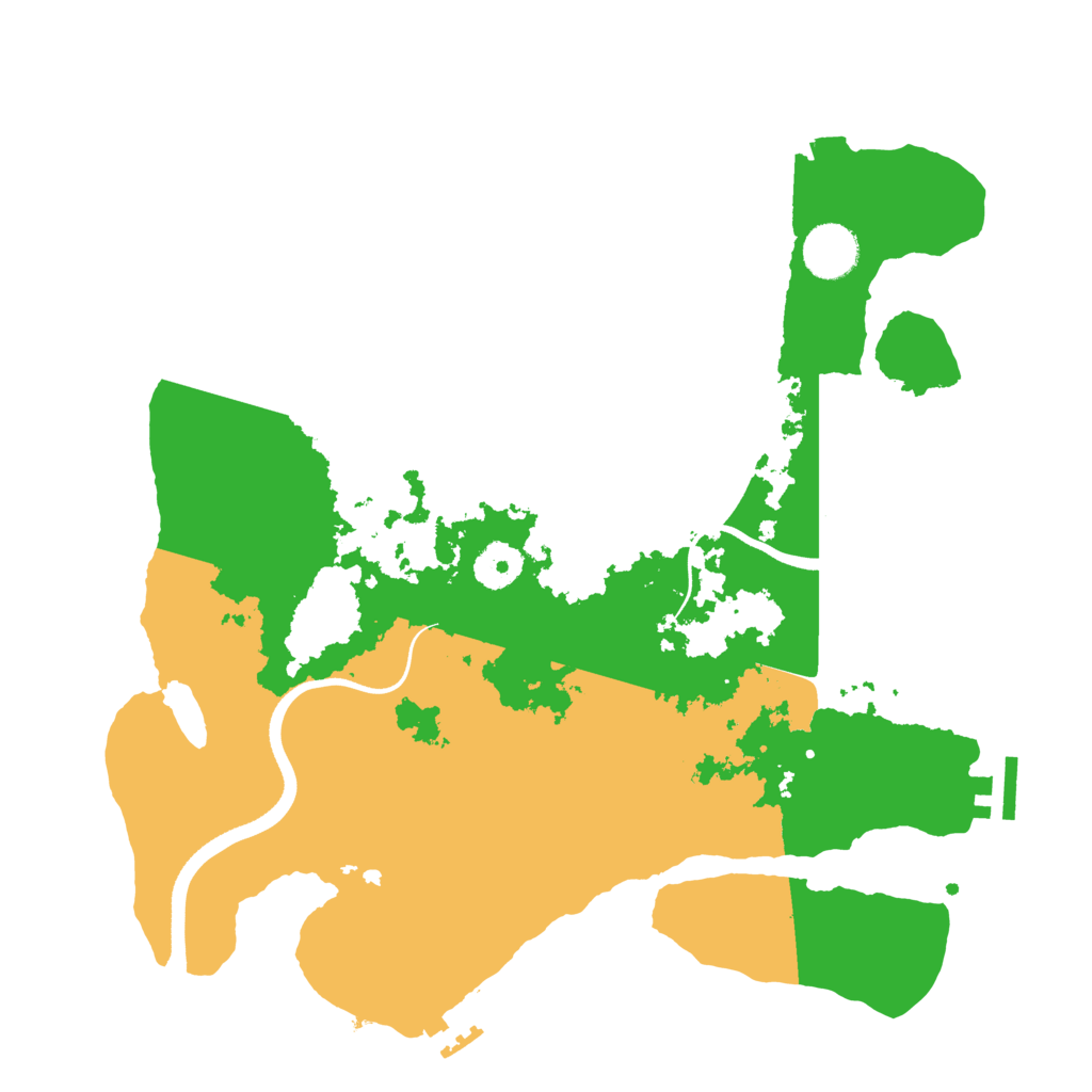 Biome Rust Map: Procedural Map, Size: 3500, Seed: 1183161165