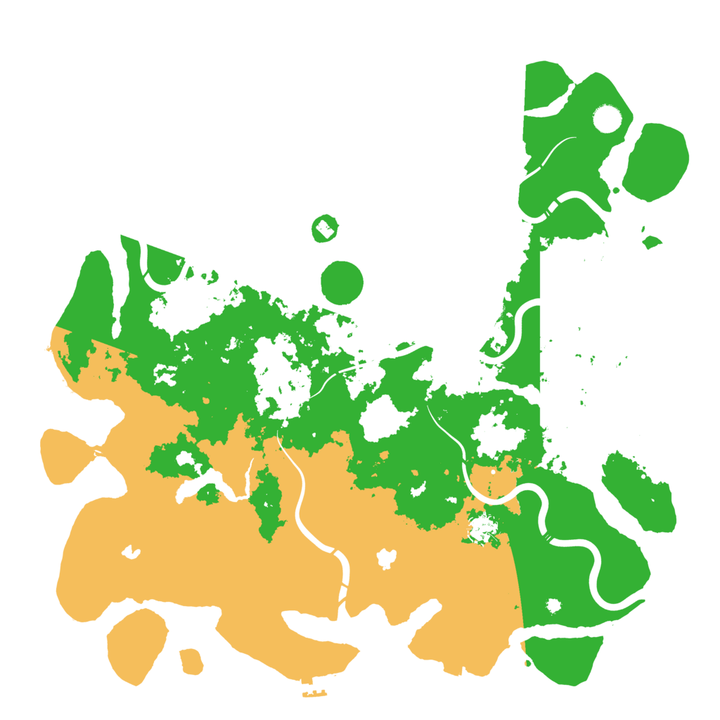 Biome Rust Map: Procedural Map, Size: 4500, Seed: 459691810