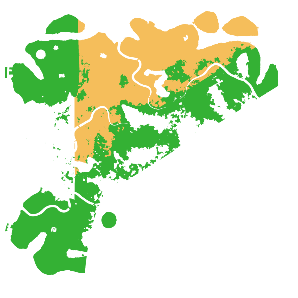 Biome Rust Map: Procedural Map, Size: 5500, Seed: 6548