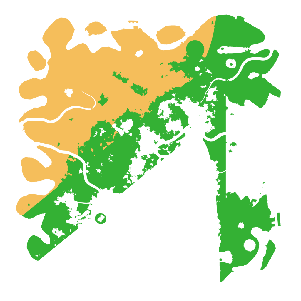 Biome Rust Map: Procedural Map, Size: 4500, Seed: 497908858