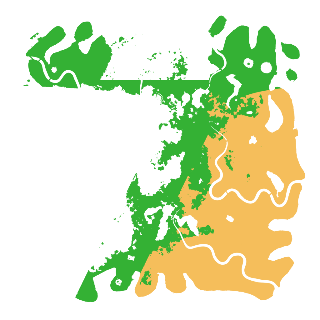 Biome Rust Map: Procedural Map, Size: 5000, Seed: 1608165854