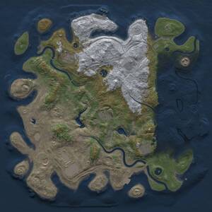 Thumbnail Rust Map: Procedural Map, Size: 4250, Seed: 1142264668, 16 Monuments