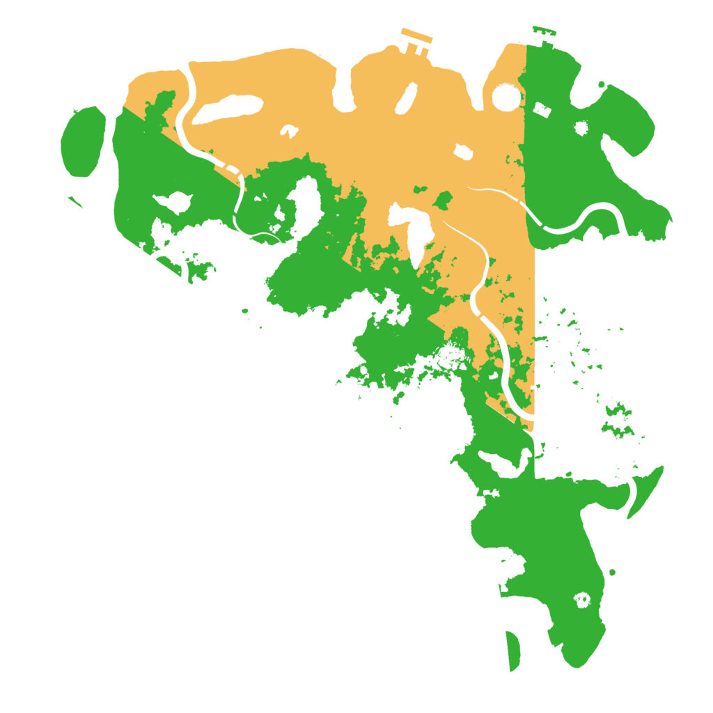 Biome Rust Map: Procedural Map, Size: 4500, Seed: 451916522