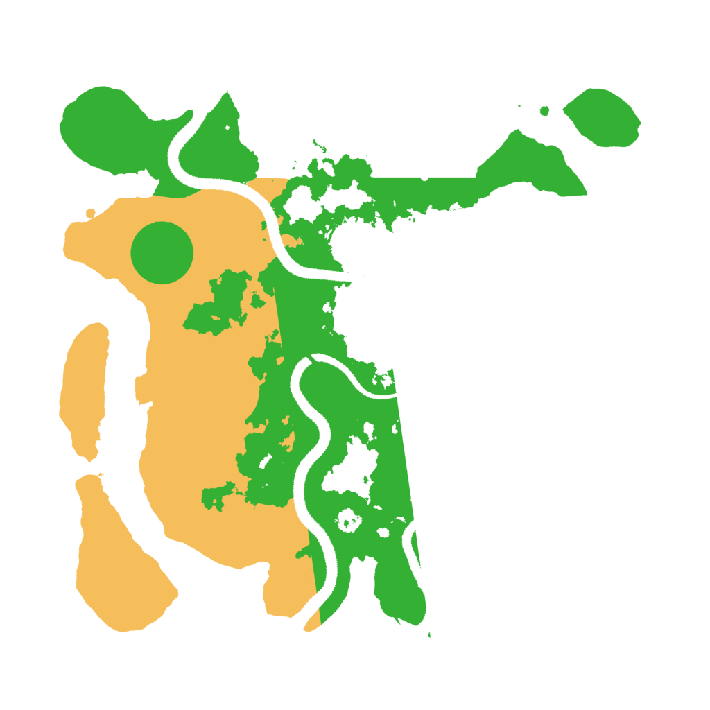 Biome Rust Map: Procedural Map, Size: 3000, Seed: 698418920