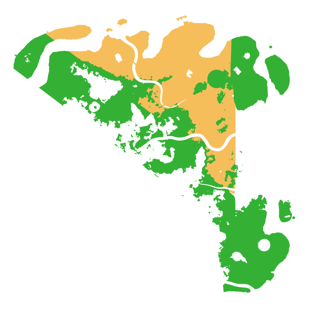 Biome Rust Map: Procedural Map, Size: 4500, Seed: 455133793