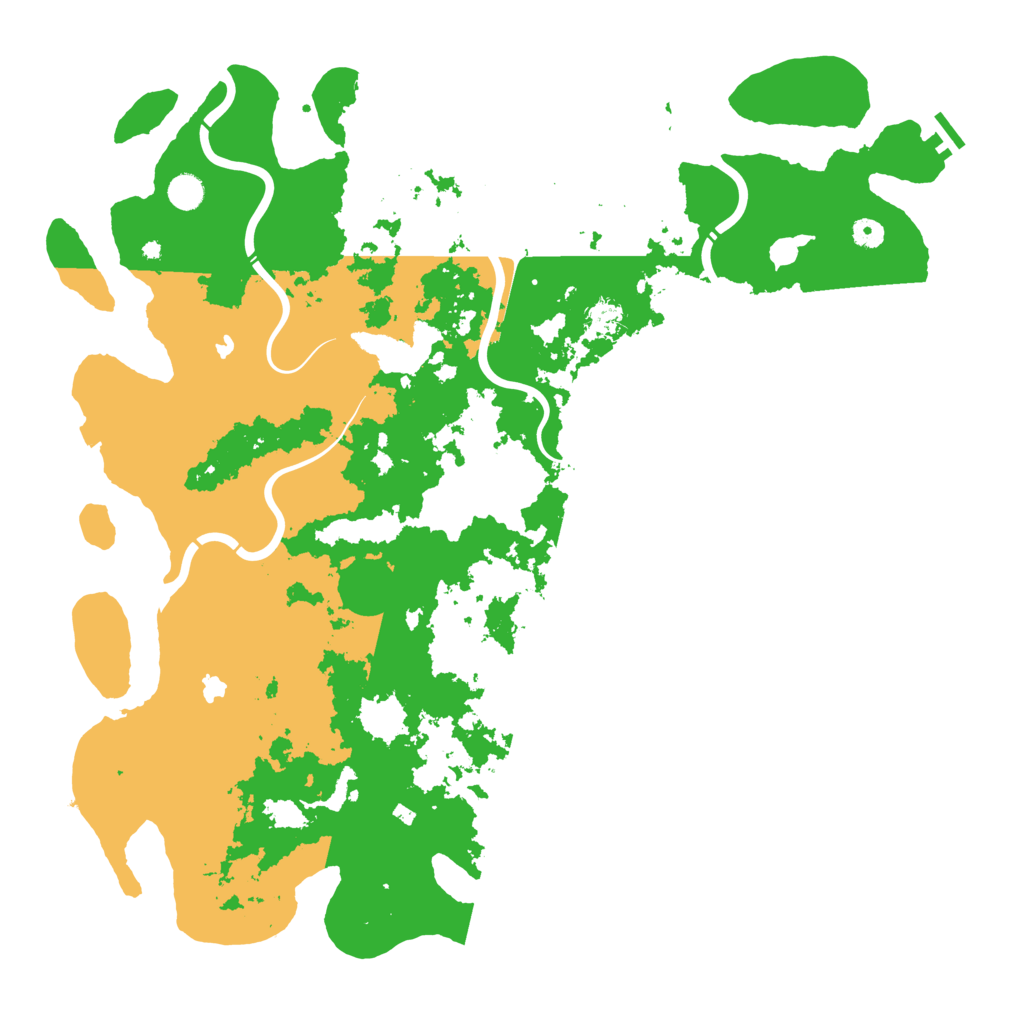 Biome Rust Map: Procedural Map, Size: 5000, Seed: 1168733864