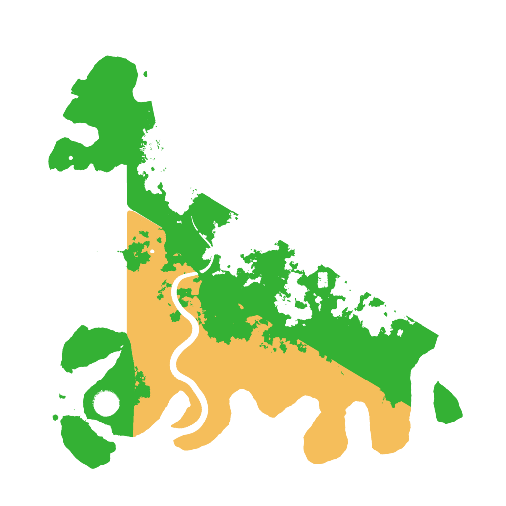 Biome Rust Map: Procedural Map, Size: 3500, Seed: 20229