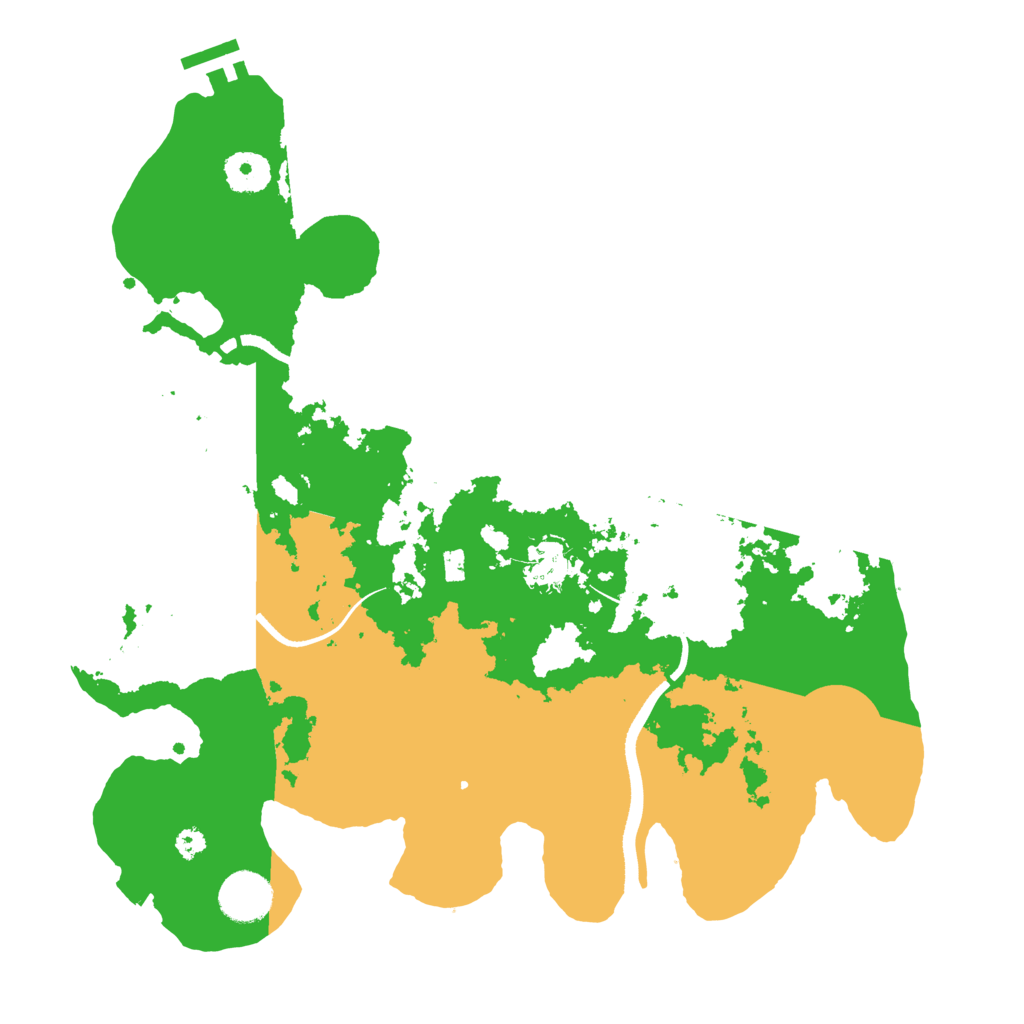 Biome Rust Map: Procedural Map, Size: 3500, Seed: 56352648