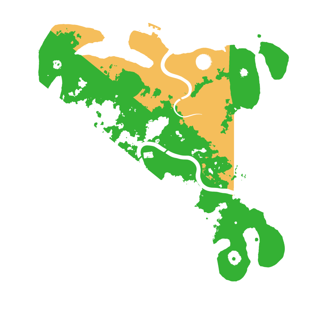 Biome Rust Map: Procedural Map, Size: 3500, Seed: 2095323367