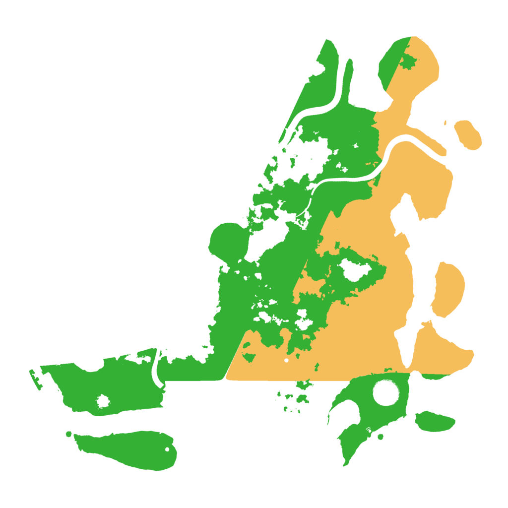 Biome Rust Map: Procedural Map, Size: 3500, Seed: 1813899424