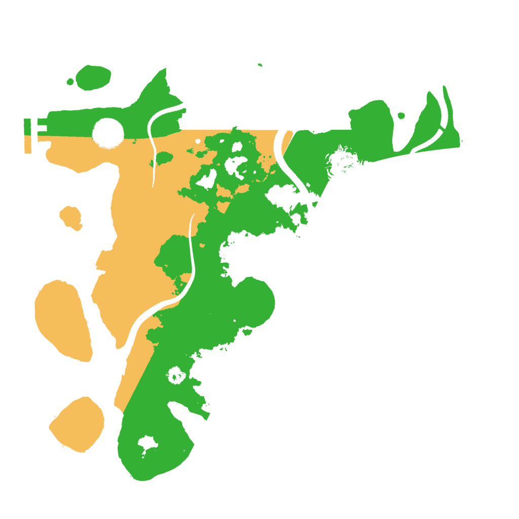 Biome Rust Map: Procedural Map, Size: 3000, Seed: 245594