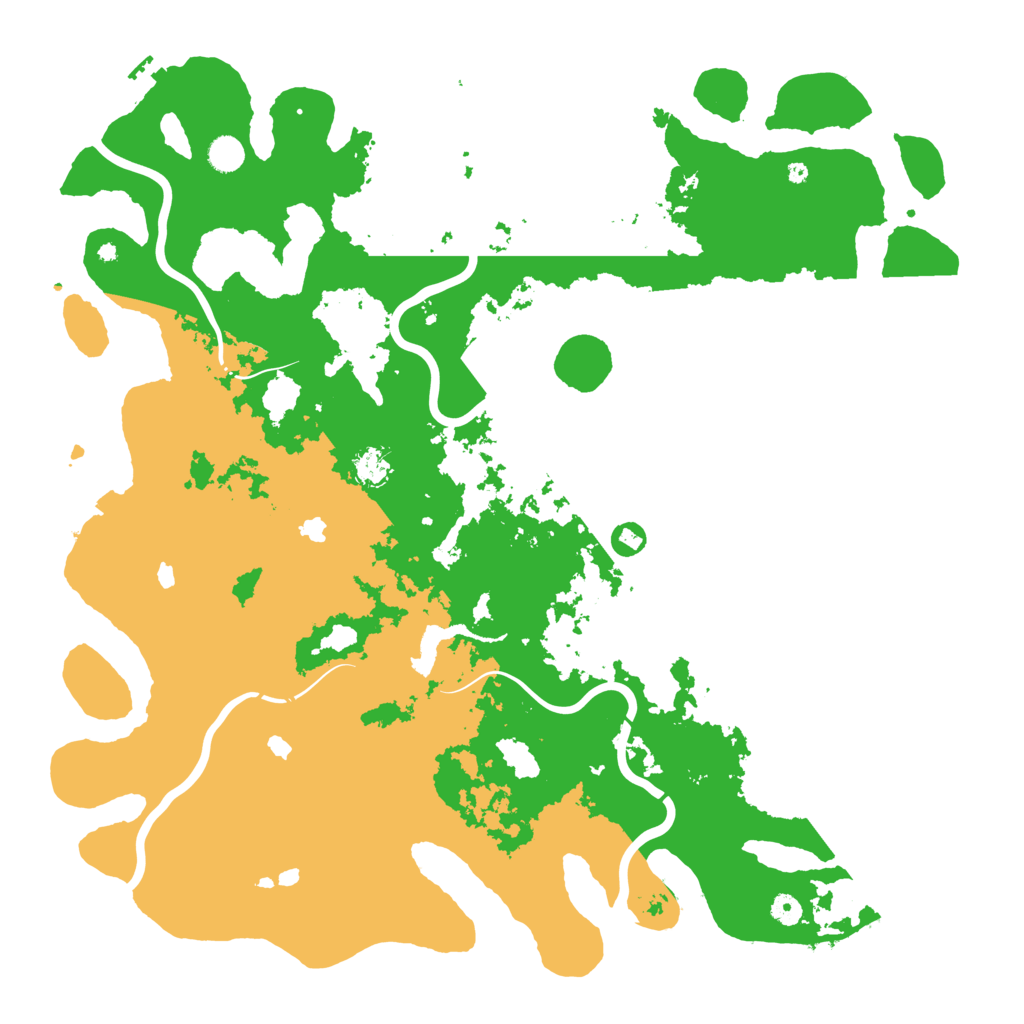 Biome Rust Map: Procedural Map, Size: 5000, Seed: 2009818051