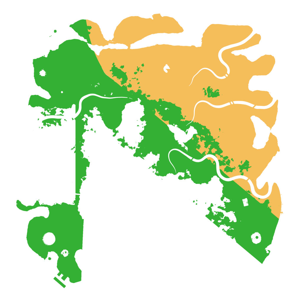 Biome Rust Map: Procedural Map, Size: 4250, Seed: 2693