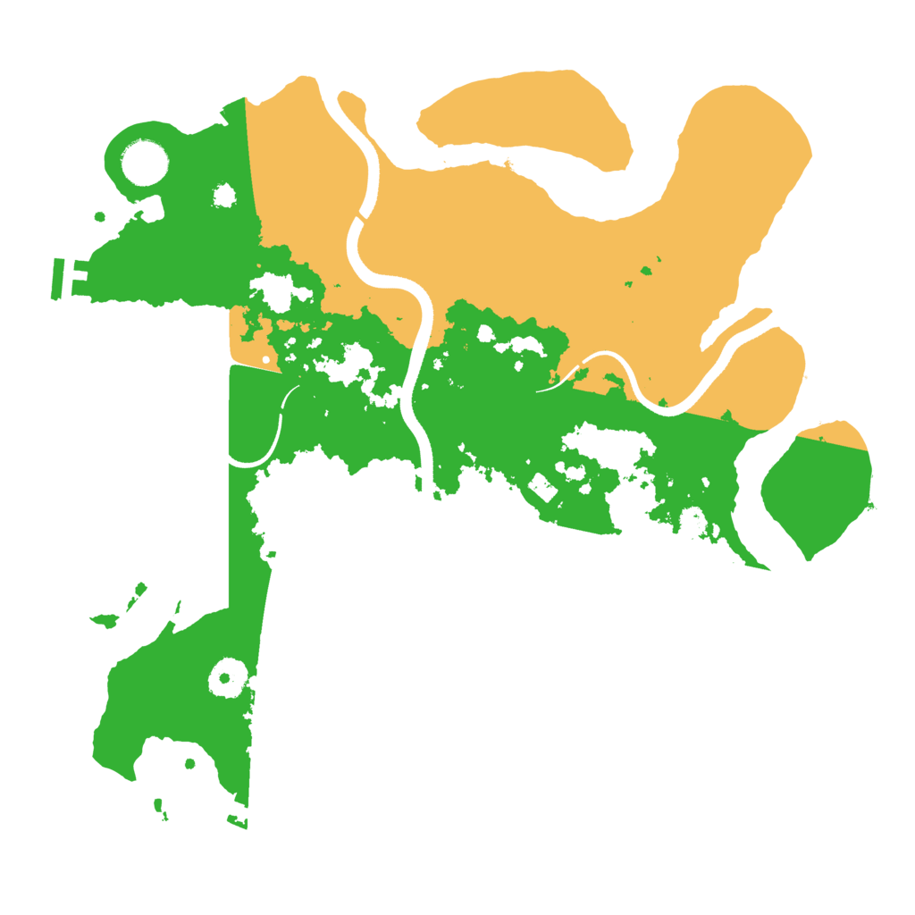 Biome Rust Map: Procedural Map, Size: 3500, Seed: 2169925
