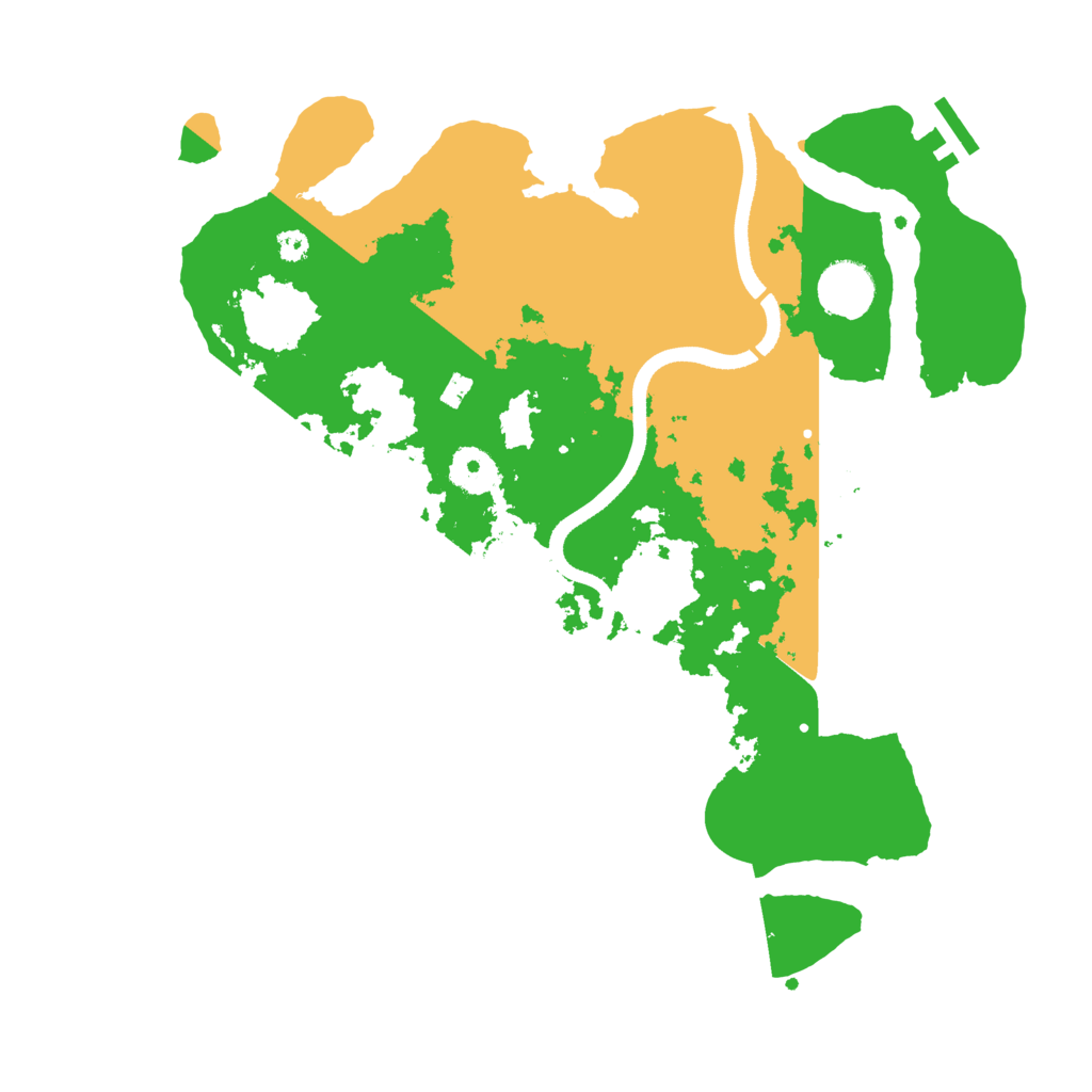 Biome Rust Map: Procedural Map, Size: 3500, Seed: 73029663