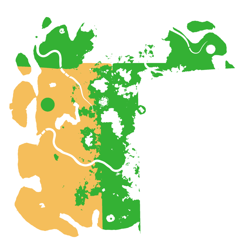 Biome Rust Map: Procedural Map, Size: 4800, Seed: 223549059