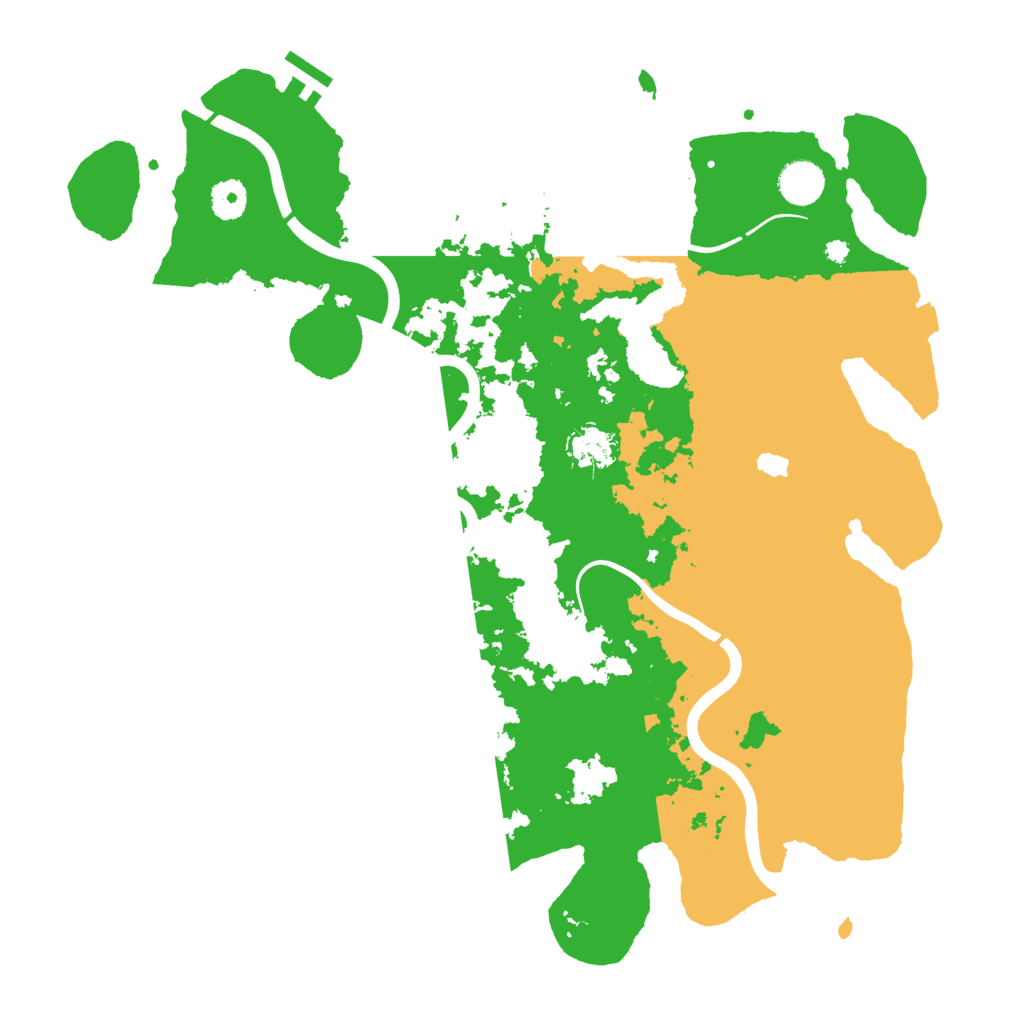 Biome Rust Map: Procedural Map, Size: 4000, Seed: 958515884