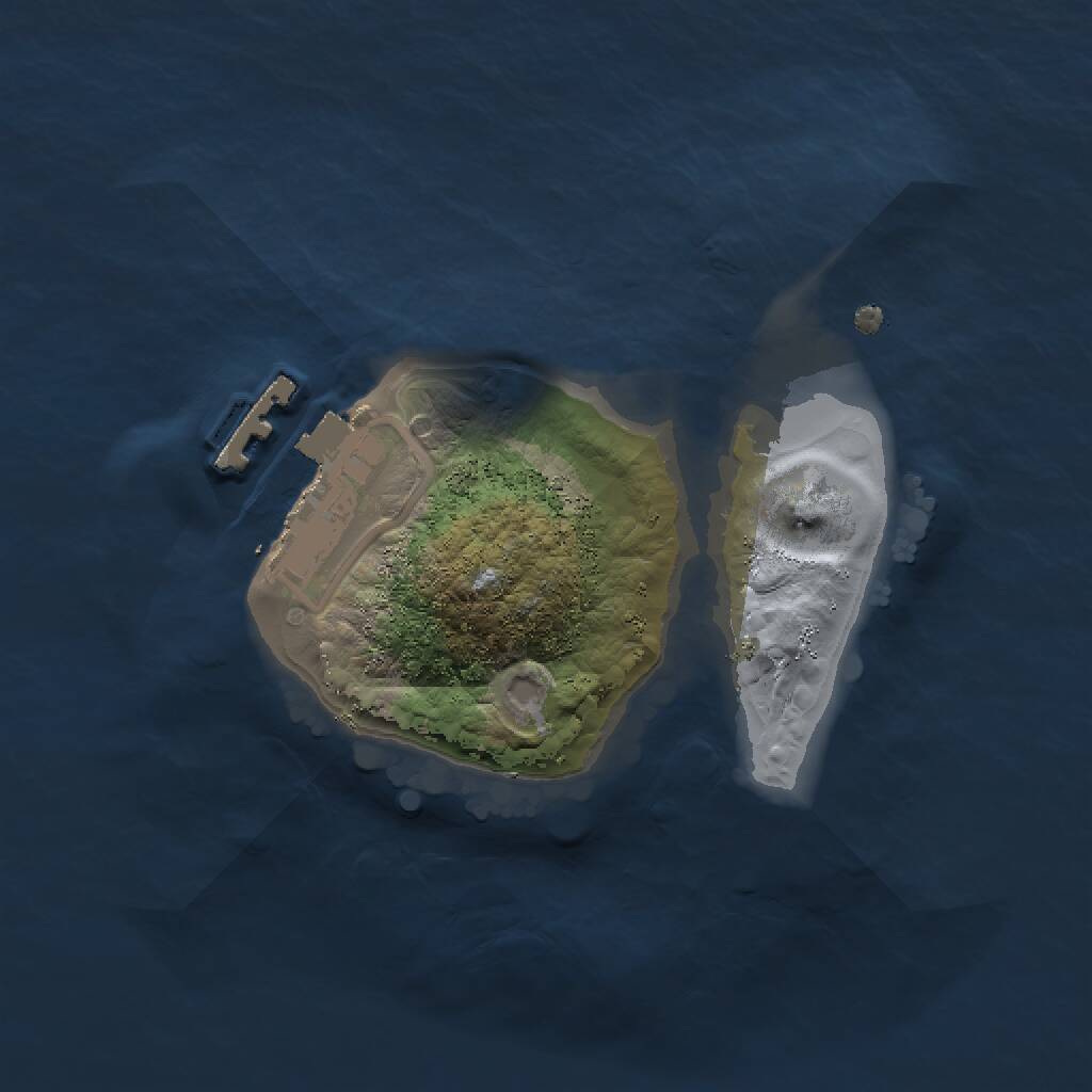 Rust Map: Procedural Map, Size: 1500, Seed: 643460491, 2 Monuments