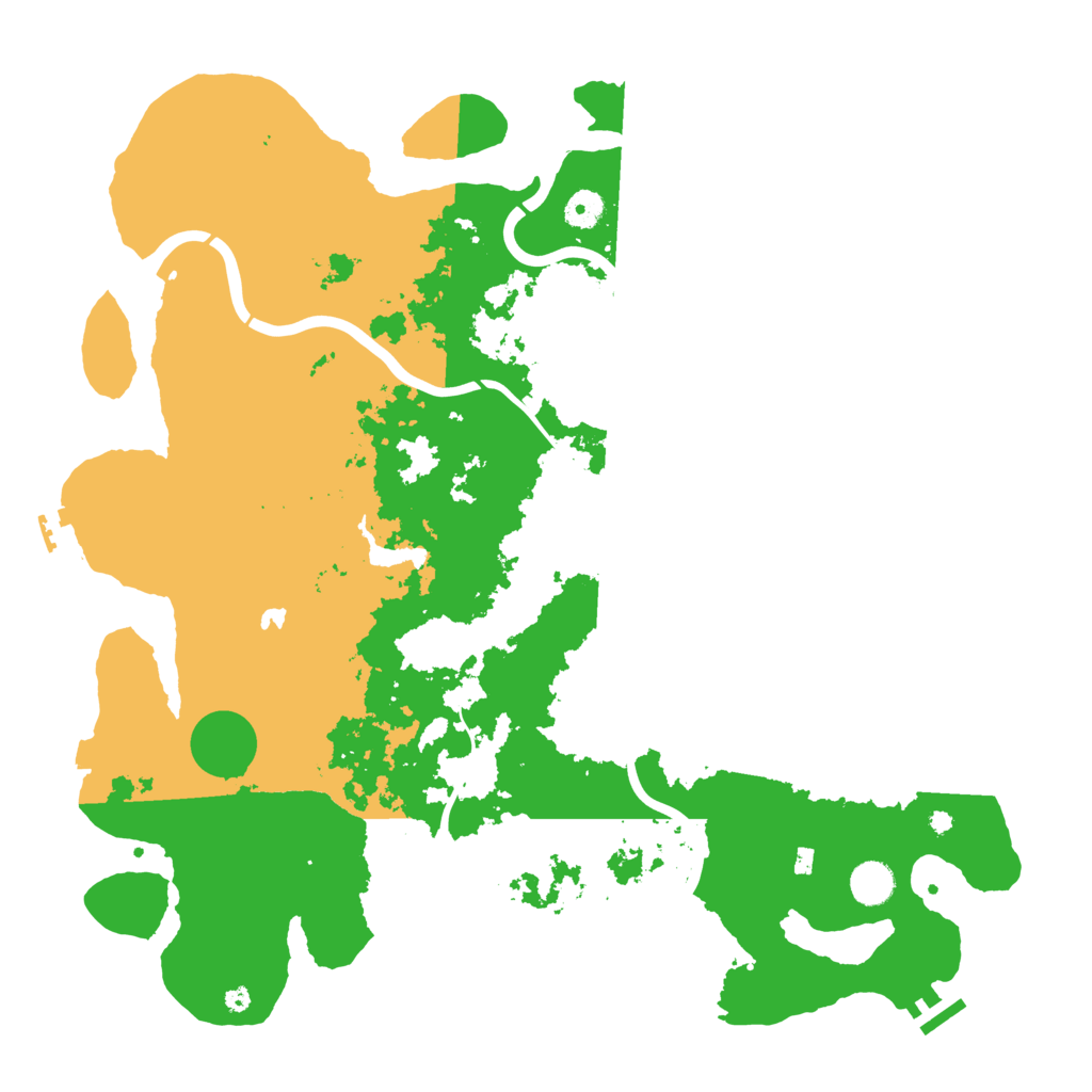 Biome Rust Map: Procedural Map, Size: 4350, Seed: 2146991620