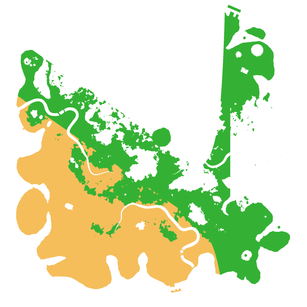Biome Rust Map: Procedural Map, Size: 4500, Seed: 804231069