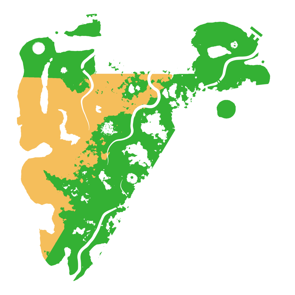 Biome Rust Map: Procedural Map, Size: 4250, Seed: 7640814
